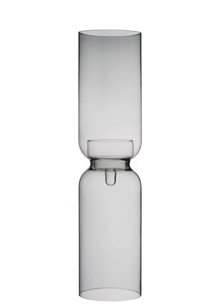 Iittala Kerzenhalter Lantern Glas grau, 60cm 60cm Grau, 60cm Grau