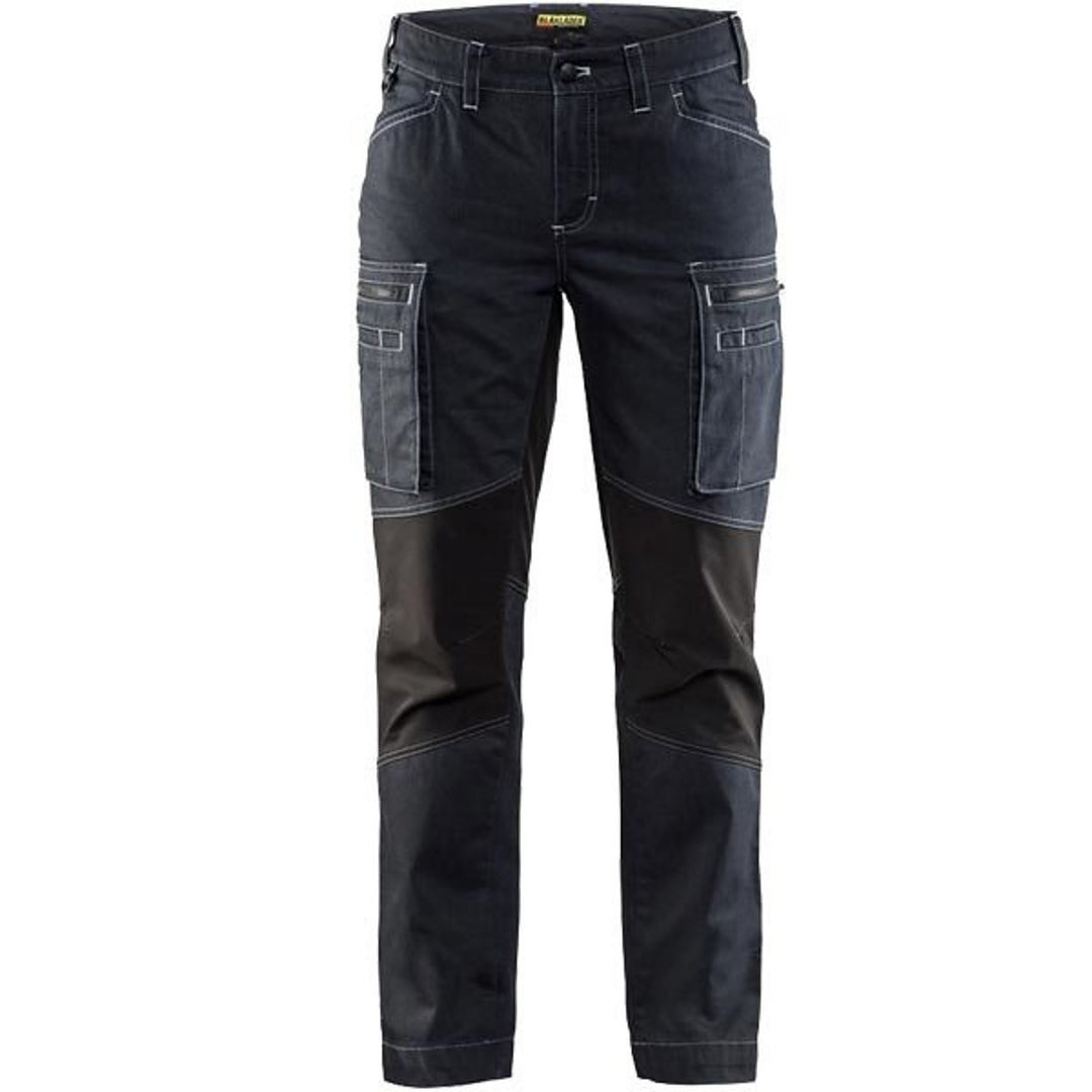 Blakläder Damen-Bundhose "Service Stretch" Grösse, 1 Stück, C36, marineblau/schwarz, 715911428999C36