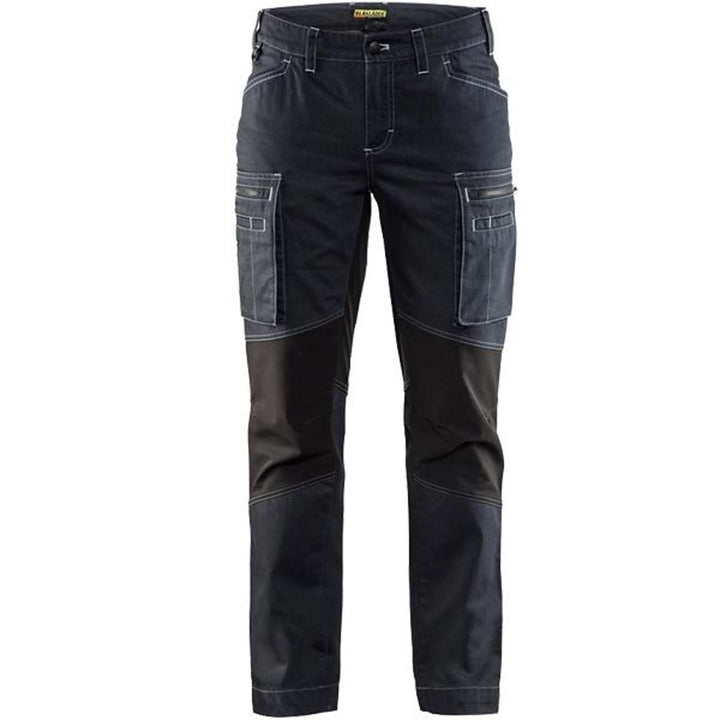 Blakläder Damen-Bundhose "Service Stretch" Grösse, 1 Stück, C36, marineblau/schwarz, 715911428999C36