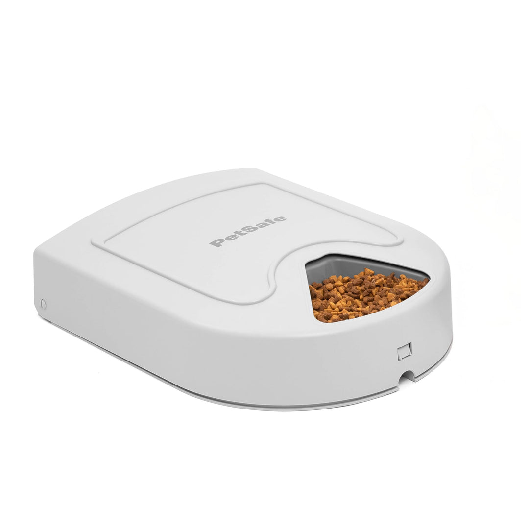 PetSafe Futterautomat für 5 Mahlzeiten, Zeitschaltuhr mit LCD Screen, Leichte Reinigung, 5 Futtersch