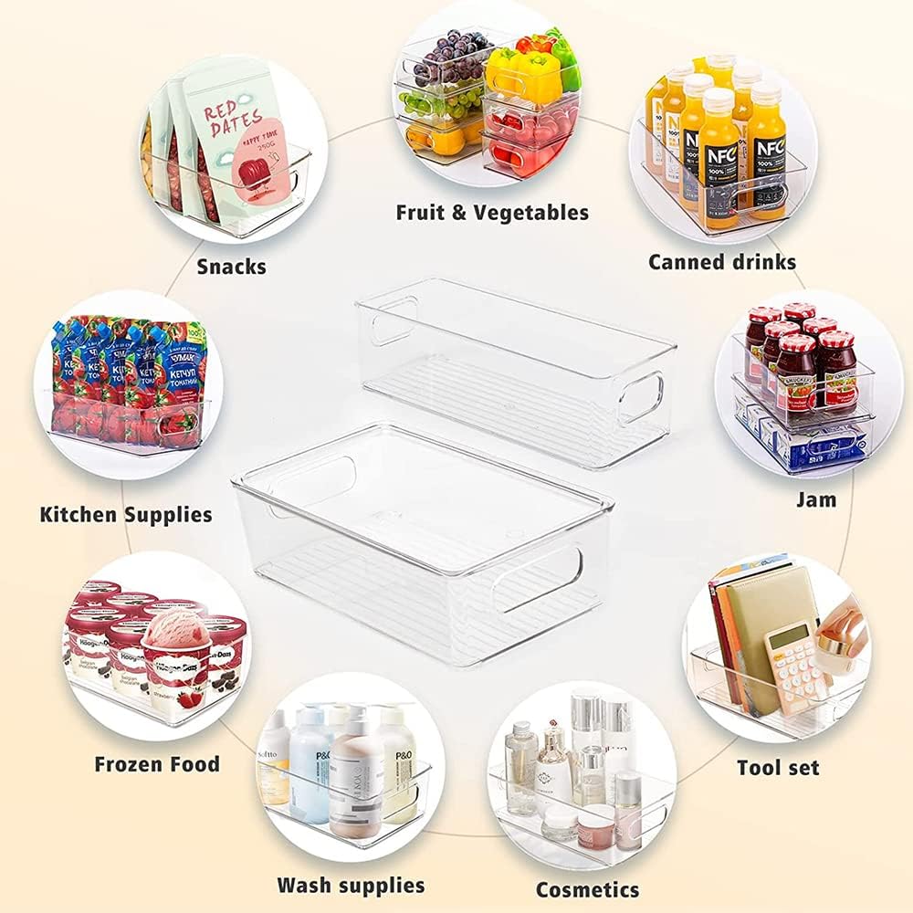 HUOLE Multifunktionale Spülschrank Organizer, 6 Pack Küchenschrank Organizer, Unterschrank Organizer