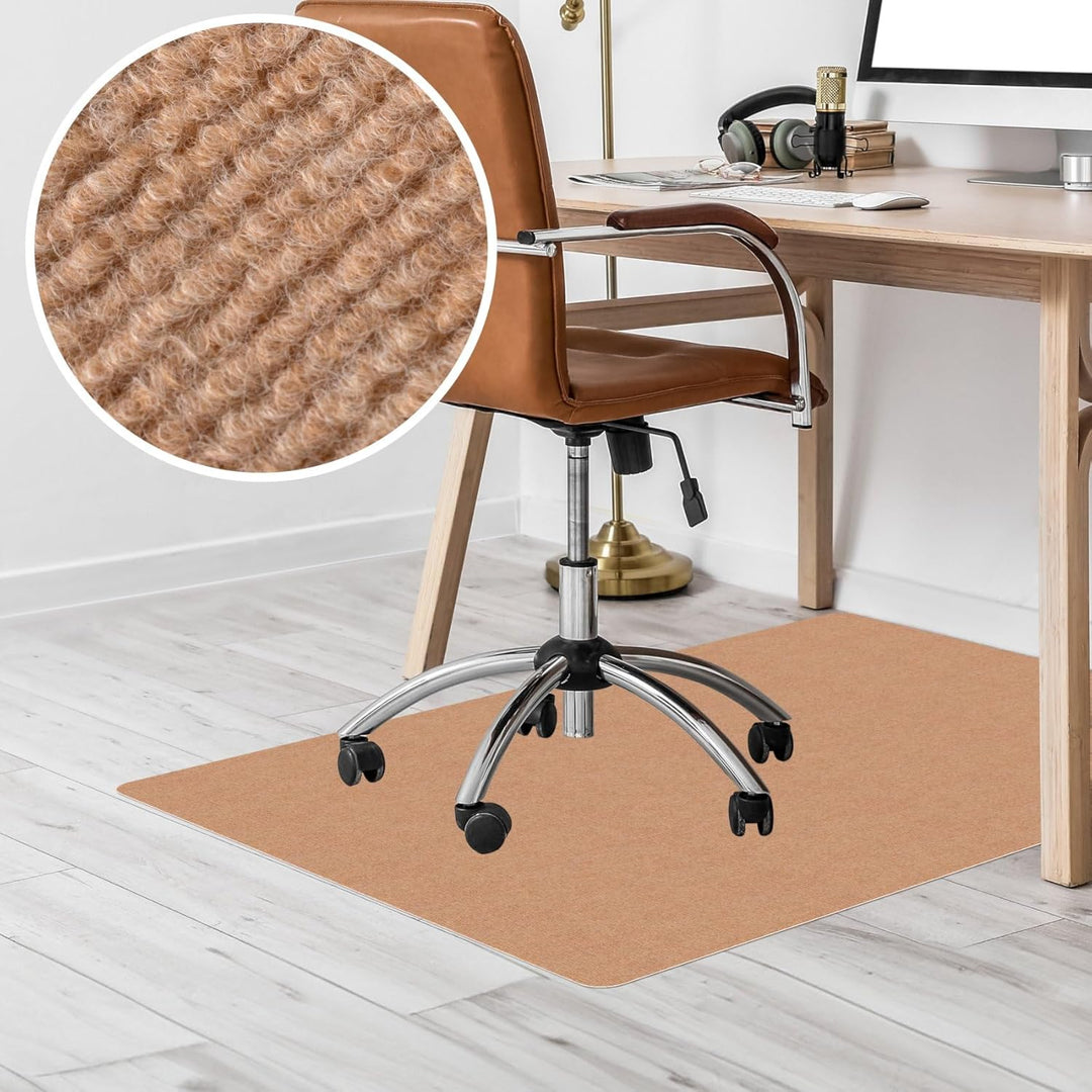 ANRO Bodenschutzmatte Bürostuhl Unterlage Schreibtischstuhl Unterlage Bürostuhl Teppich rutschfeste