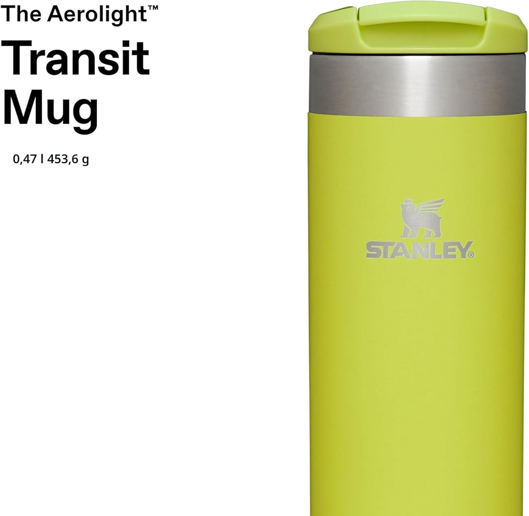 STANLEY 1913 Aerolight Transit Thermobecher 0.47L - Hält 6 Stunden Heiss - Spülmaschinenfest - Kaffe