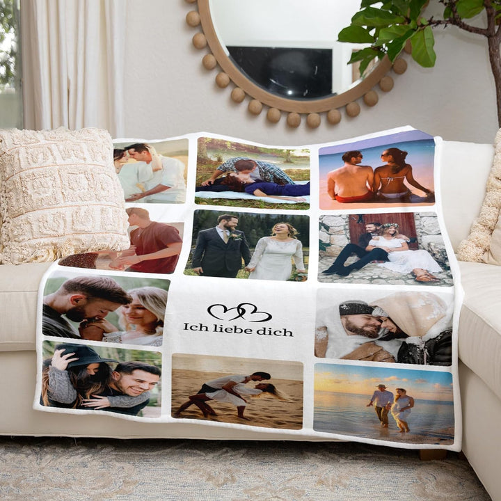 LNM Personalisierte Decken mit Foto, Personalisierte Decke, Personalisierte Foto Decke, Personalisie