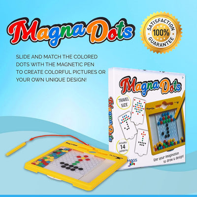 Playmags Magnetic Board für Kinder - Magnetische Doodle Dots Board mit Magnetstift - Magna Doodle mi