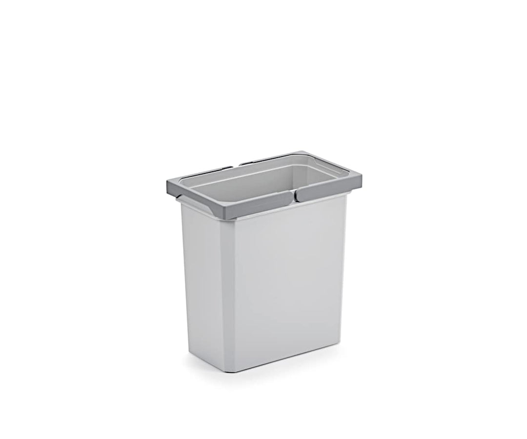 Naber Mülleimer | Modell 8012321 | Volumen 12L | 183 x 302 x 326 mm | Kunststoff Grau