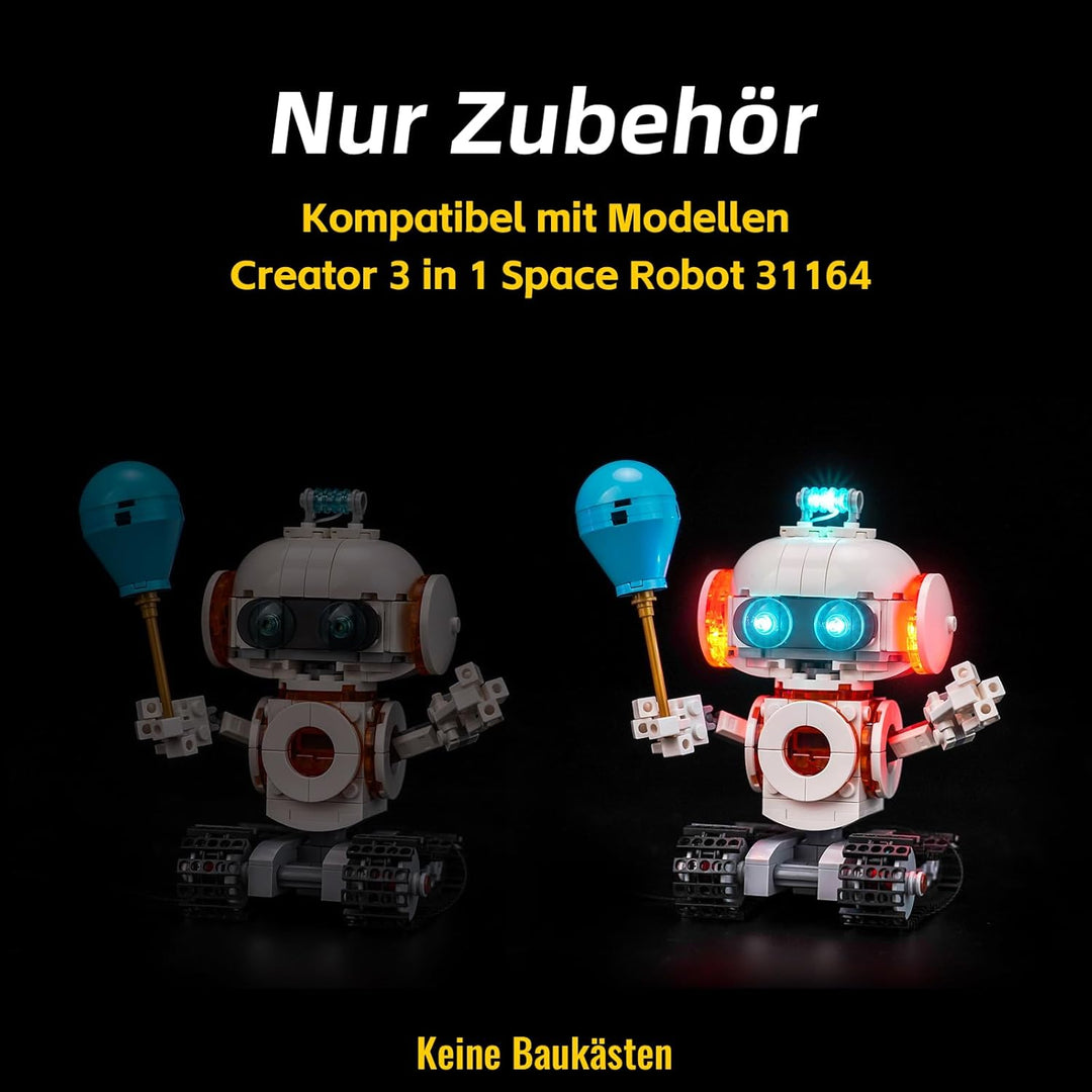 Led Licht Set Kompatibel mit Lego Space Robot 31164 (Kein Modell), Dekorationsbeleuchtungsset Compat