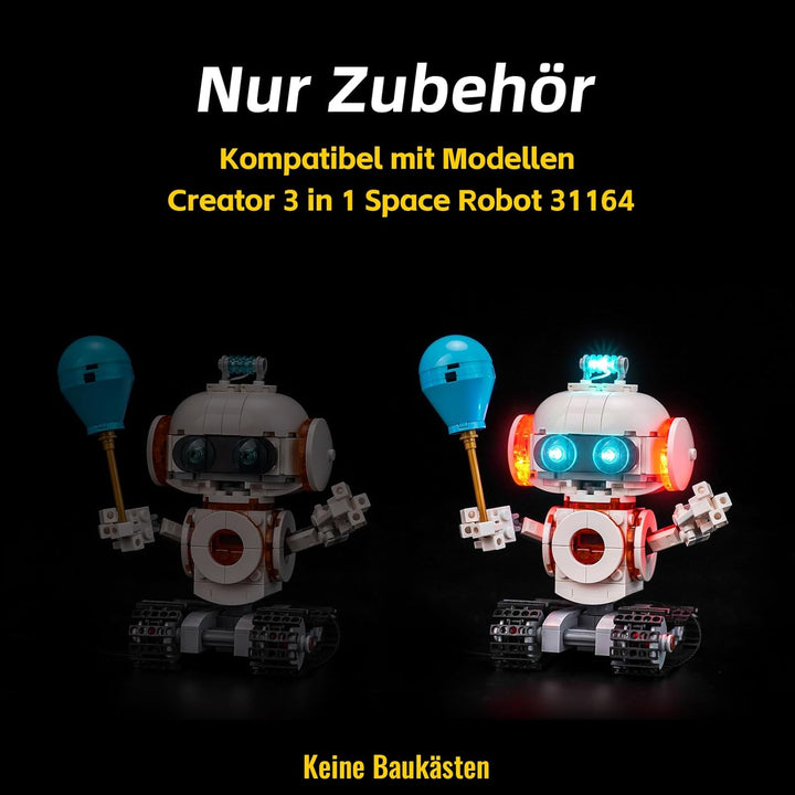 Led Licht Set Kompatibel mit Lego Space Robot 31164 (Kein Modell), Dekorationsbeleuchtungsset Compat
