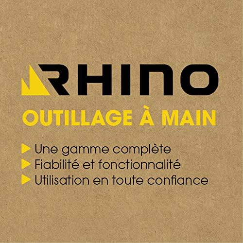 Rhino Schraubstockzange mit langem Mundstück, 100 mm, zum Halten aller Arten von Gegenständen (Schec