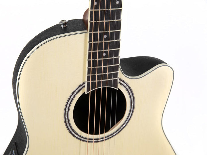 Applause E Akustikgitarre traditional AB24-4S Mid Cutaway natural satin AB24-4S natural satin, AB24-