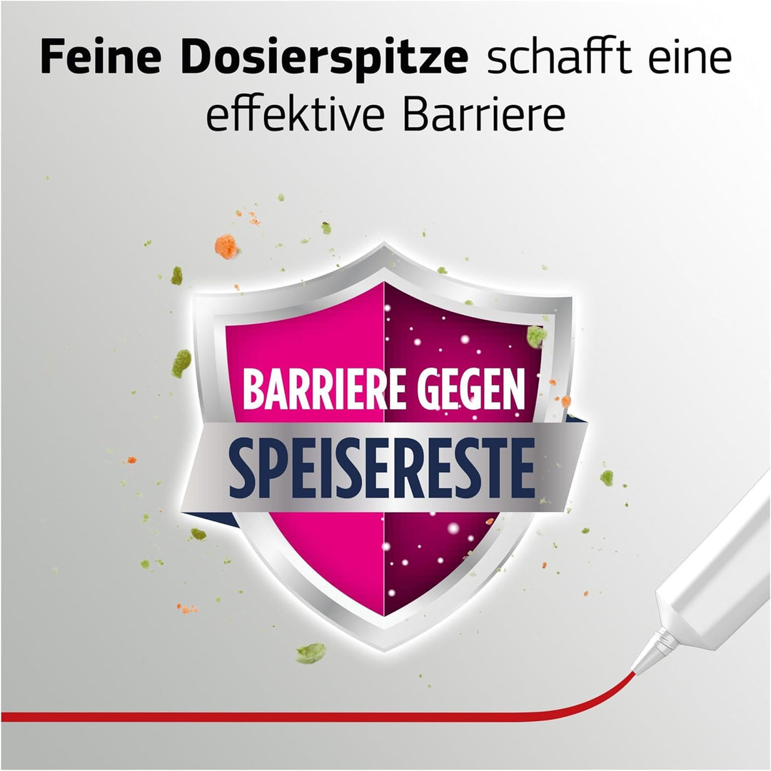 Blend-a-dent Plus Barriere Gegen Speisereste Premium Haftcreme Frisch, für Voll- und Teilprothesen,