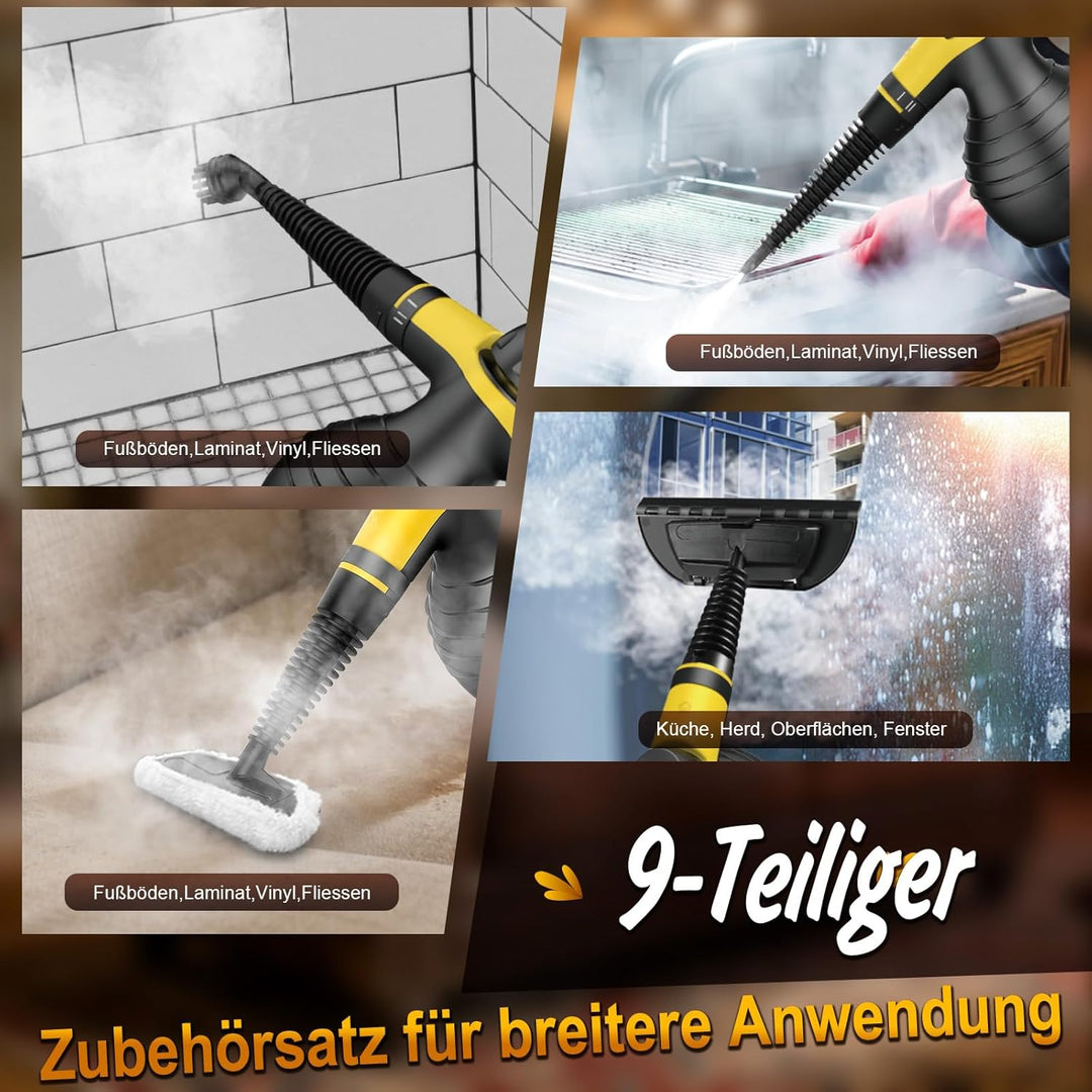 Dampfreiniger Handgerät, Hochdruck Dampfreiniger, Schnellaufheizung, Tragbarer Handdampfreiniger Für