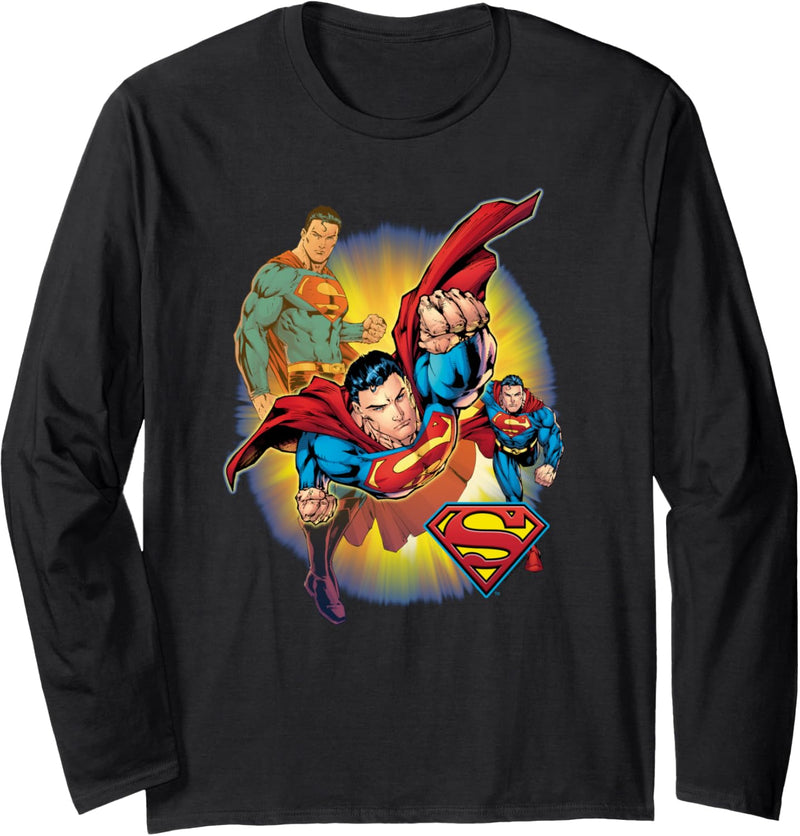 Superman Collage Langarmshirt