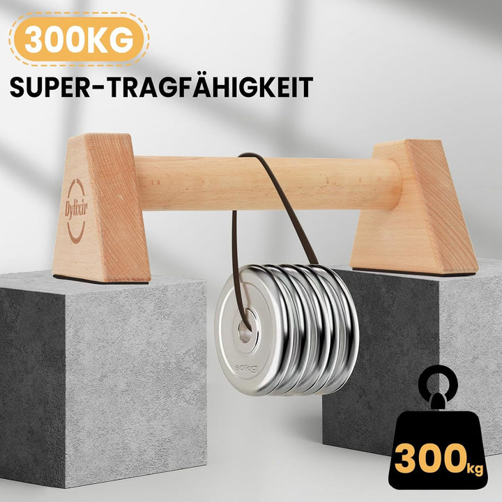 Liegestützgriffe 2 Push Up Bars Holz Parallettes gelenkschonende Liegestützgriffe Calisthenics Equip