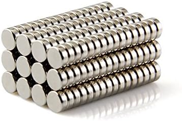 50 Stück Neodym Magnete N52 Scheibe 6x3 mm | Kühlschrankmagnet Pinnwandmagnet Whiteboard Magnet Sche