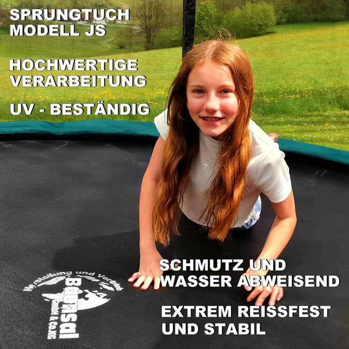 Baunsal® Trampolin Sprungtuch Ø 183 185 244 250 275 277 300 305 366 370 335 337 396 400 427 430 457