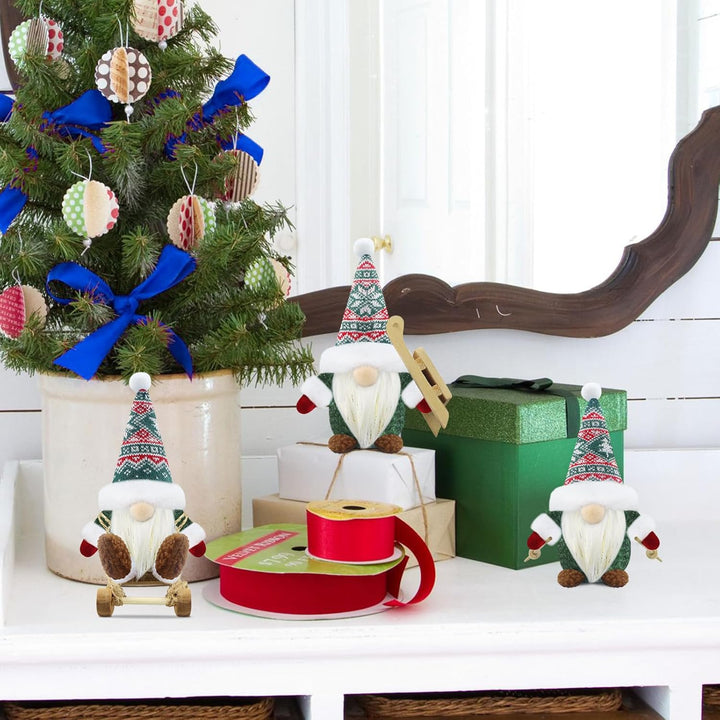 Gehydy Weihnachtswichtel Figuren 3er Set Weihnachtsdeko Wichtel Weihnachten Deko Wichtel Zubehör Dek