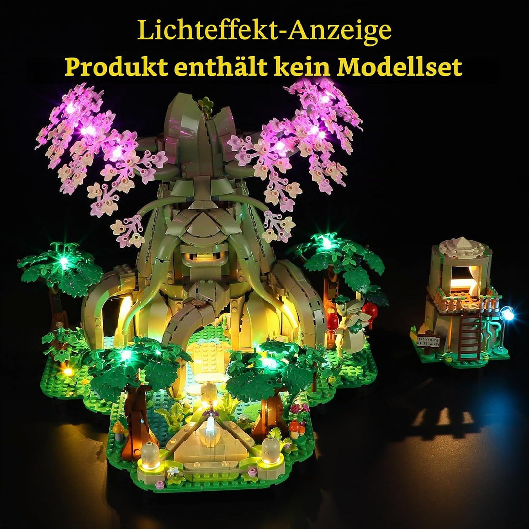 GEAMENT LED Licht-Set Kompatibel mit Lego The Legend of Zelda Deku-Baum 2-in-1 (Great Deku Tree) 770