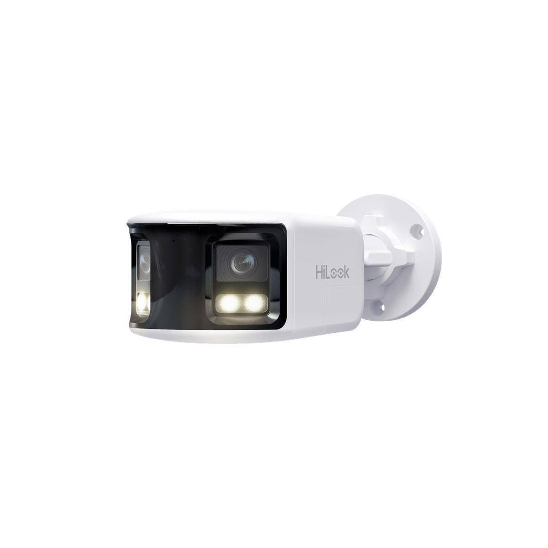 HiLook by HIKVISION Überwachungskamera aussen 8MP Smart Hybrid Light, 180° Weitwinkel, LAN/PoE kabel