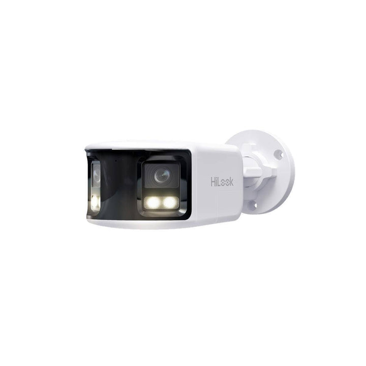 HiLook by HIKVISION Überwachungskamera aussen 8MP Smart Hybrid Light, 180° Weitwinkel, LAN/PoE kabel