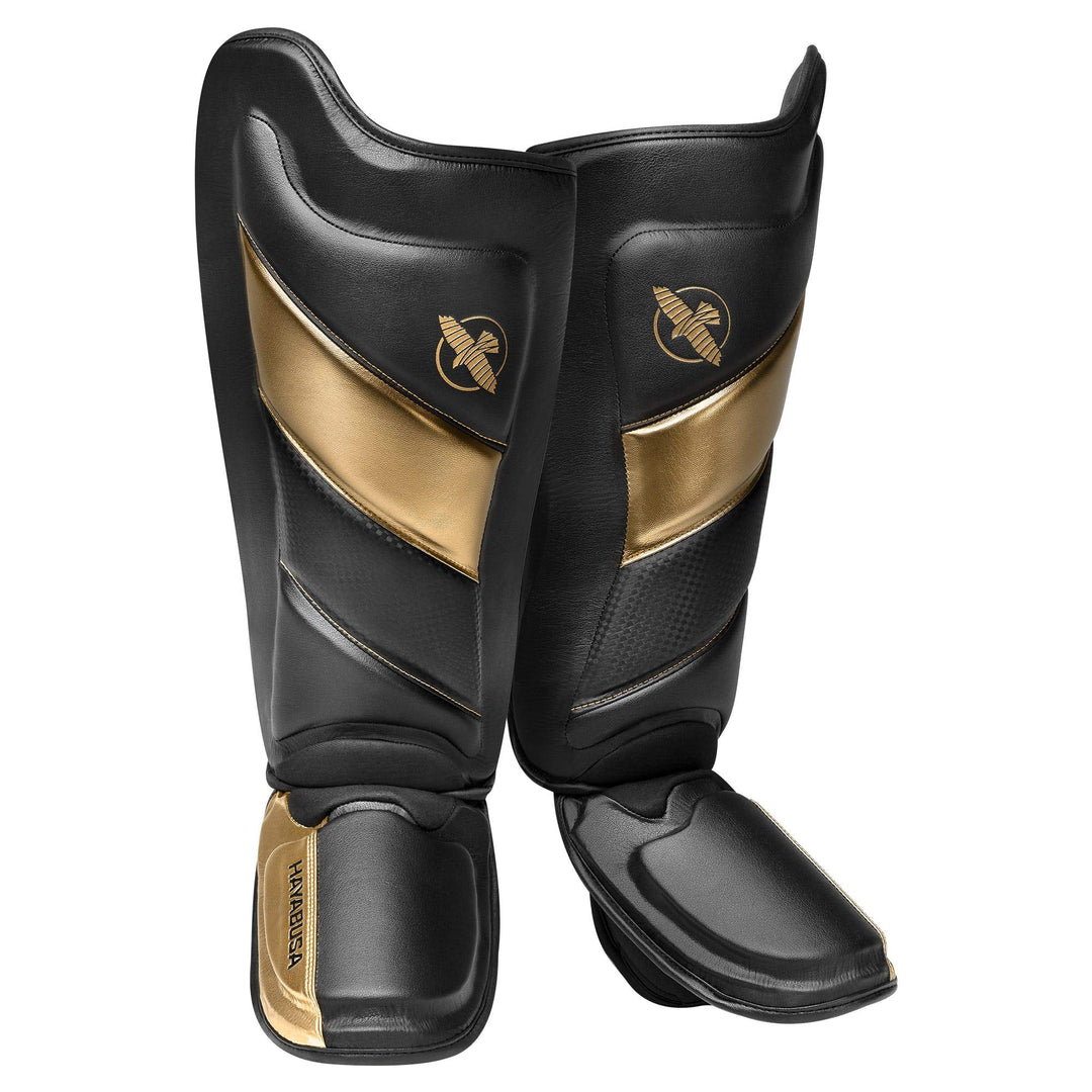 Hayabusa T3 Schienbeinschoner S Schwarz/Gold, S Schwarz/Gold