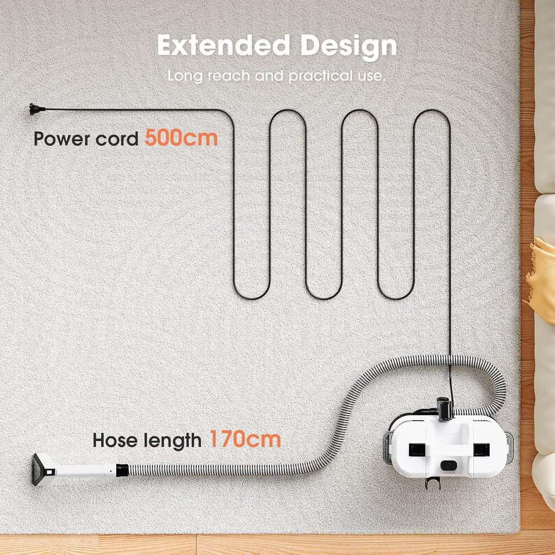 Lubluelu Powerful Suction Spot Cleaner Machine, 15KPA Handheld Upright Vacuum with Multi-Function To