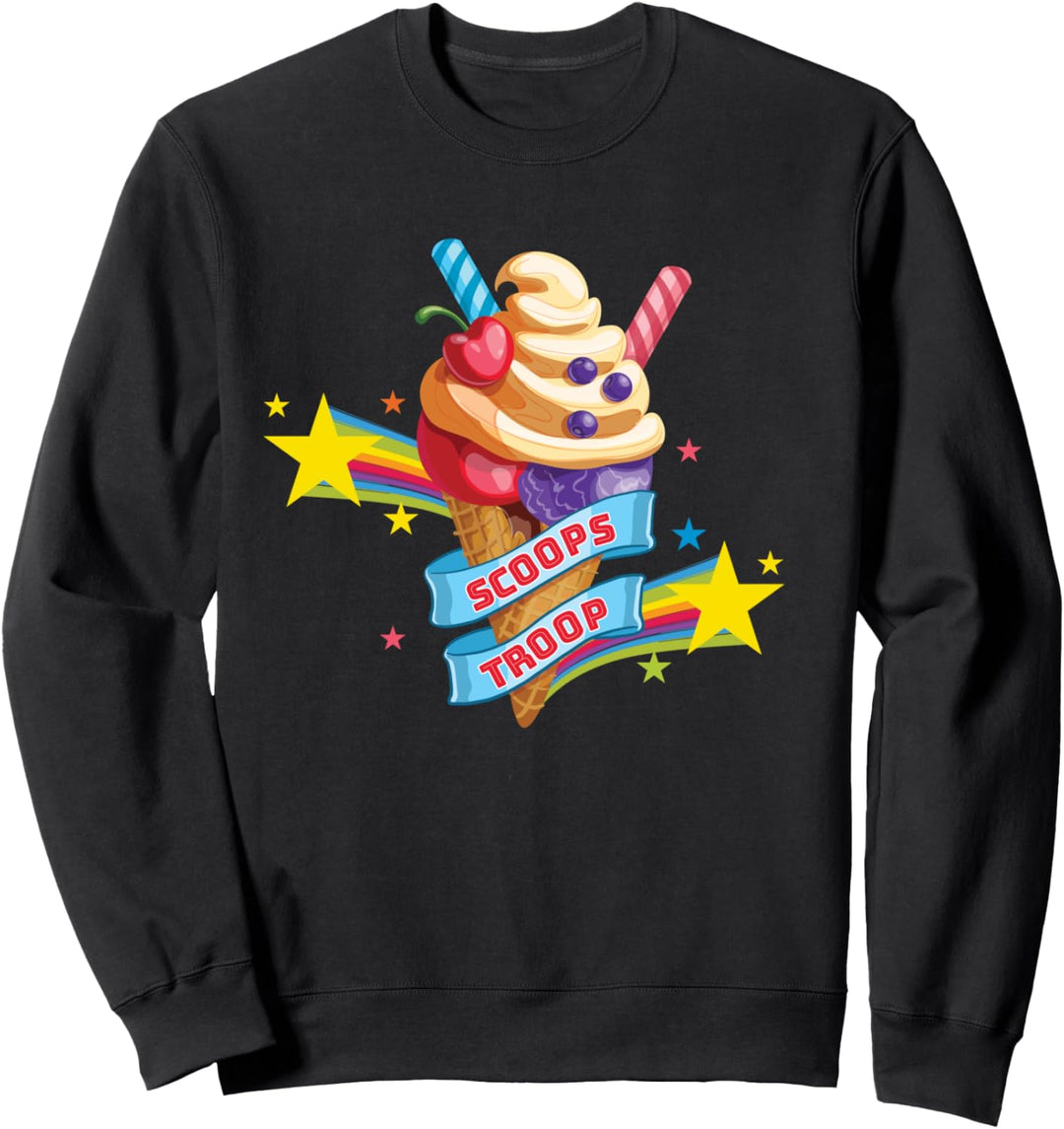 Schaufeln Truppe Eiscreme Sommer Dessert Scooper Mitarbeiter Sweatshirt