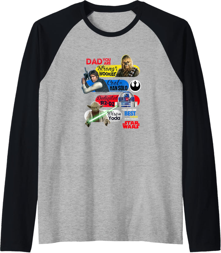 Star Wars Best Father In The Galaxy Raglan