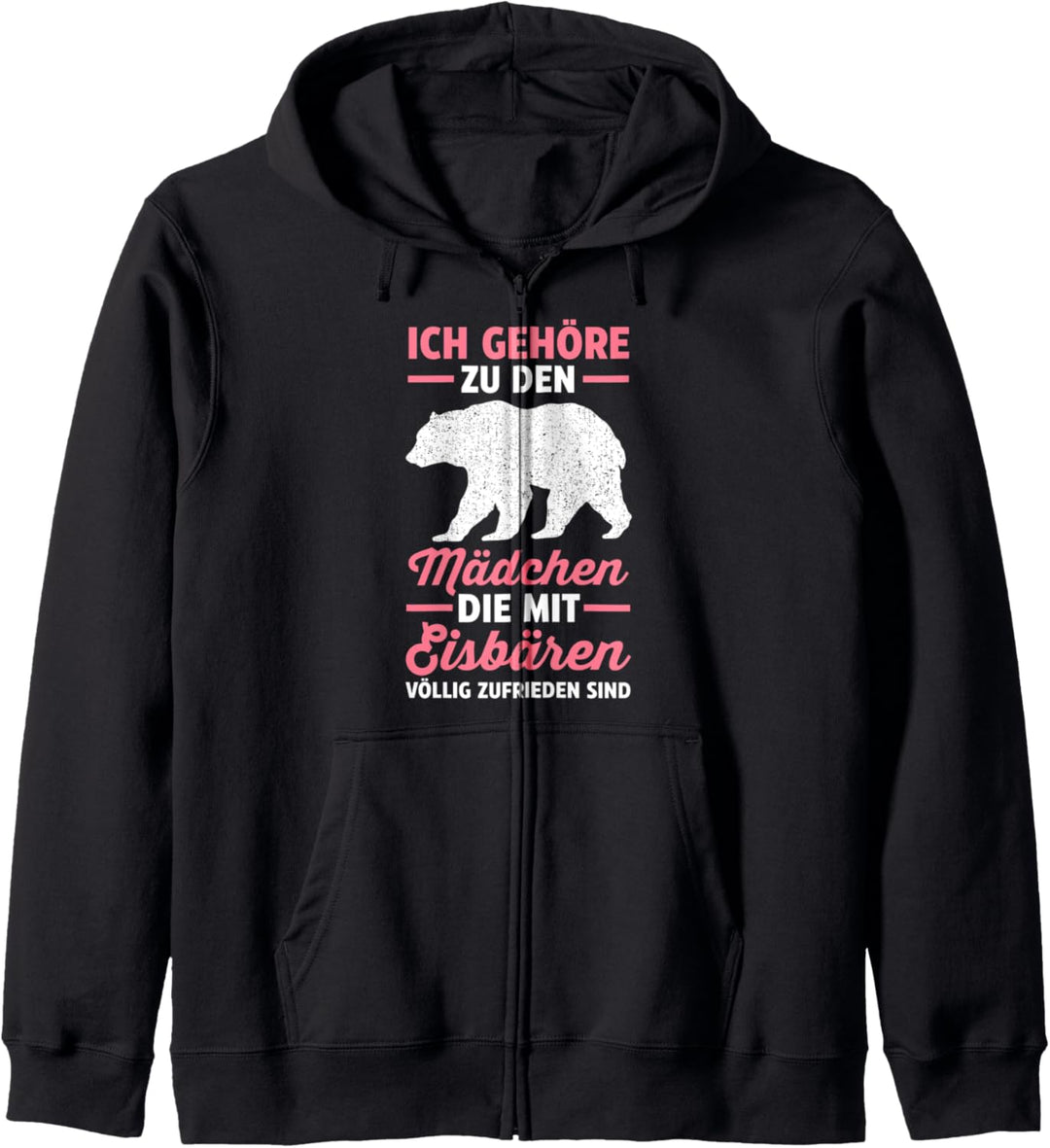 Eisbär Mädchen Eisbären Kapuzenjacke