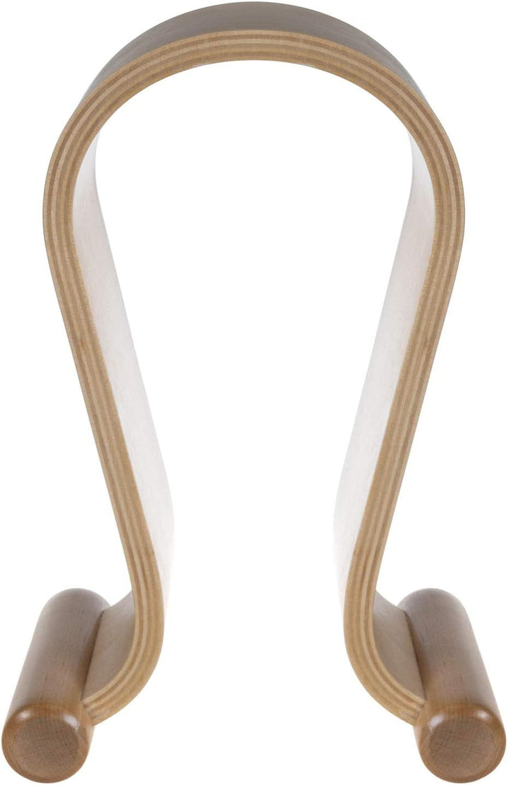 Maclean MC-815 Kopfhörerständer aus Holz | Universal Halter für Over-Ear Headsets | Stabil & Dekorat