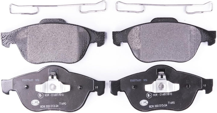 HELLA PAGID 8DB 355 013-241 Bremsbelagsatz - T1690 - Dicke/Stärke: 18.3mm - Bremssystem: Teves - nic