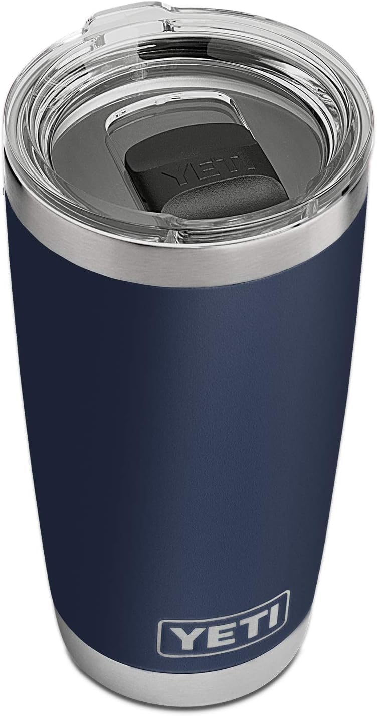Yeti Rambler, Vakuum-Isolierbecher aus Edelstahl, ca. 600 ml, mit praktischem Magnet-Schiebedeckel 2