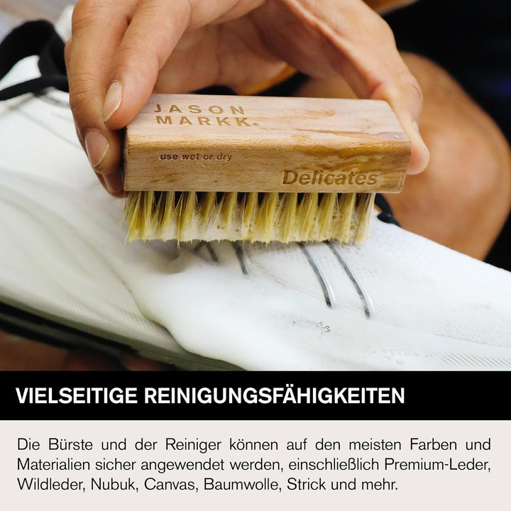 Jason Markk Schuh- und Sneakerpflege, Schuhreiniger, reinigt und pflegt Schuhe Quick Clean Kit, Quic