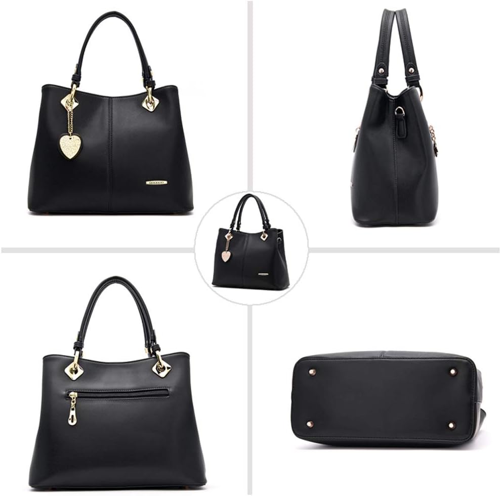 Damen Tasche Umhängetasche Handtasche Frauen Klein Schultertasche Weekender Lack PU Leder DE77500 Sc