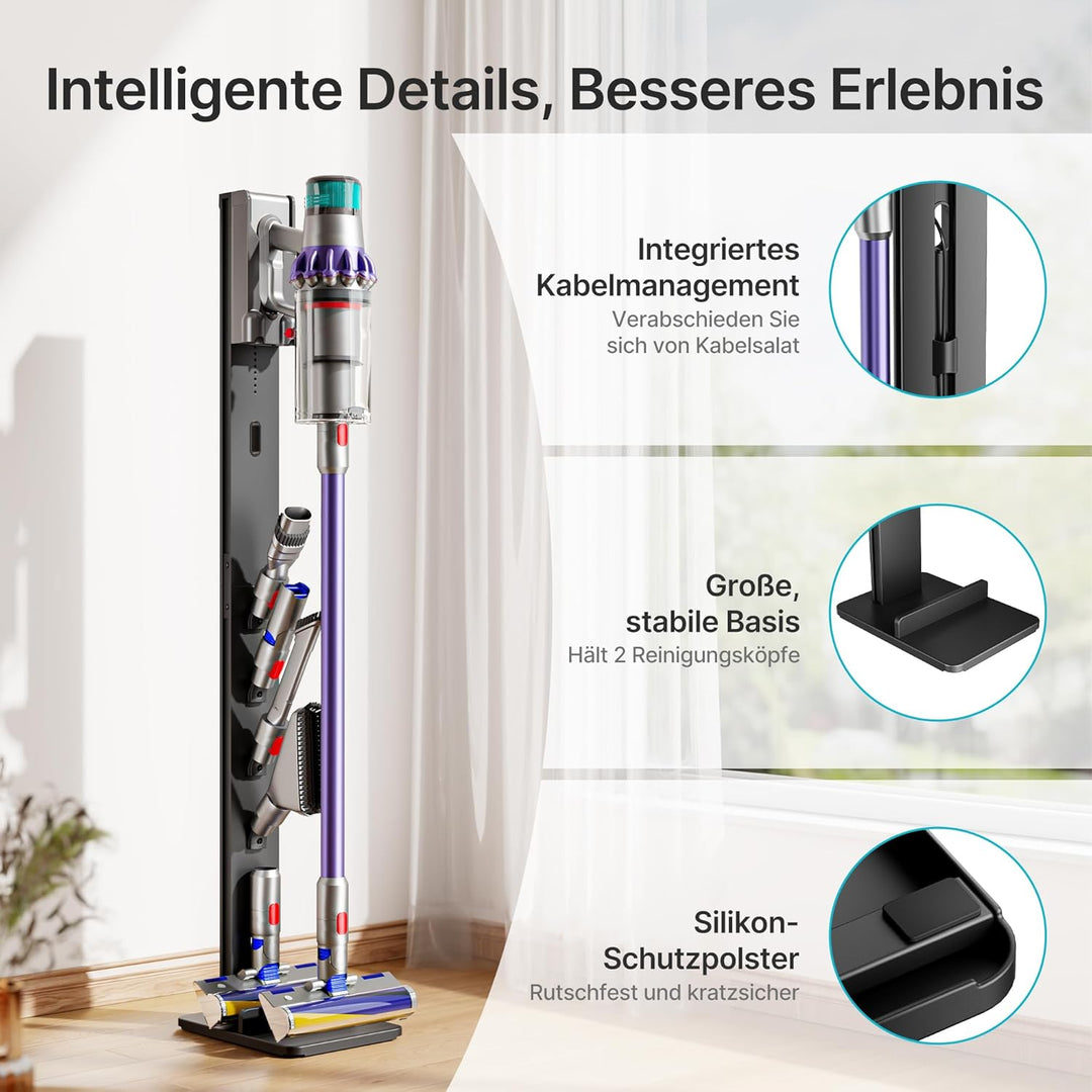 Staubsauger Ständer Kompatibel für Dyson Gen5 V15 V12 V11 V10 V8 V7 V6, Freistehend Bodenständer Hal