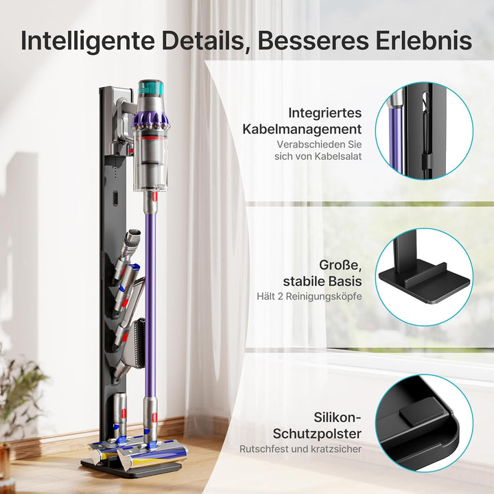Staubsauger Ständer Kompatibel für Dyson Gen5 V15 V12 V11 V10 V8 V7 V6, Freistehend Bodenständer Hal