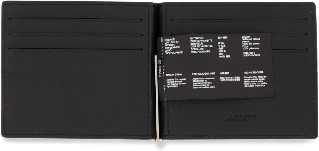 Lacoste Herren Portemonnaie Money Clip Wallet,SCHWARZ (000),Einheitsgrösse (One Size)