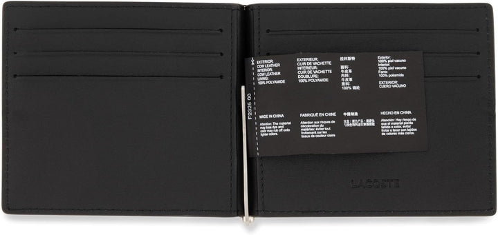 Lacoste Herren Portemonnaie Money Clip Wallet,SCHWARZ (000),Einheitsgrösse (One Size)