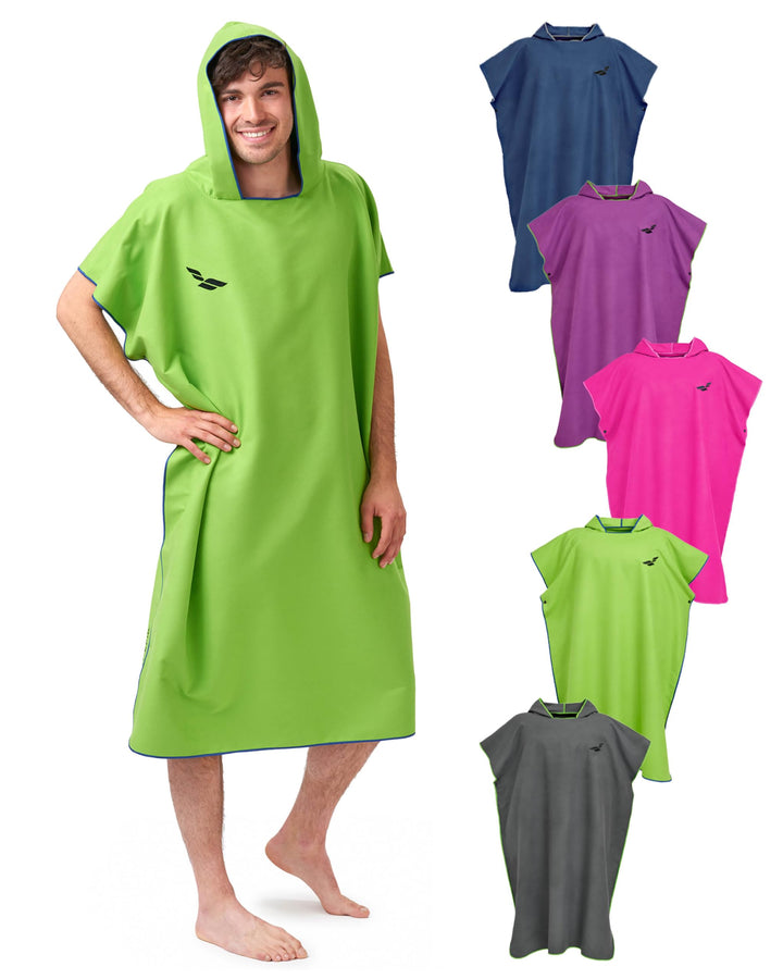 Fit-Flip Surfponcho, Umziehhilfe Damen & Herren – kompakt und sehr leicht – Badeponcho, Umziehhilfe,