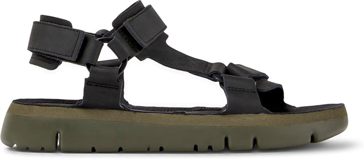 Camper Herren Oruga K100416 Sandal 39 EU Schwarz 020, 39 EU Schwarz 020