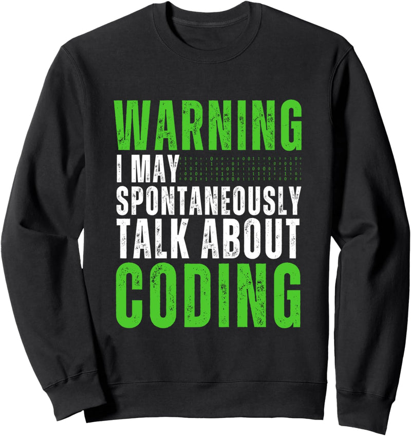 Computer Binärcode Programmer Lustige Programmierung Codierung Sweatshirt