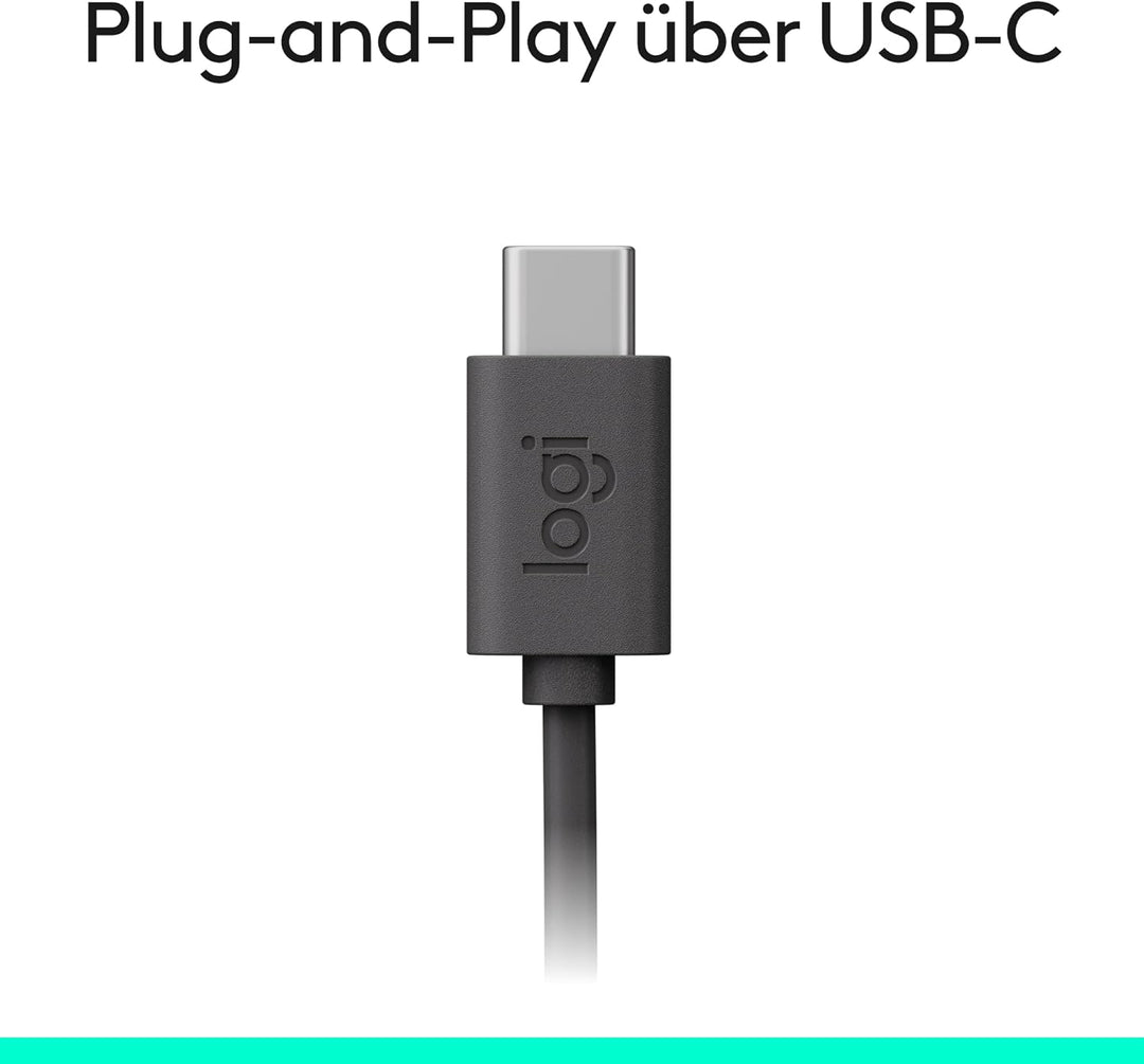 Logitech H390 kabelgebundenes Headset für PC/Notebook, Stereo-Kopfhörer mit Mikrofon mit Geräuschunt