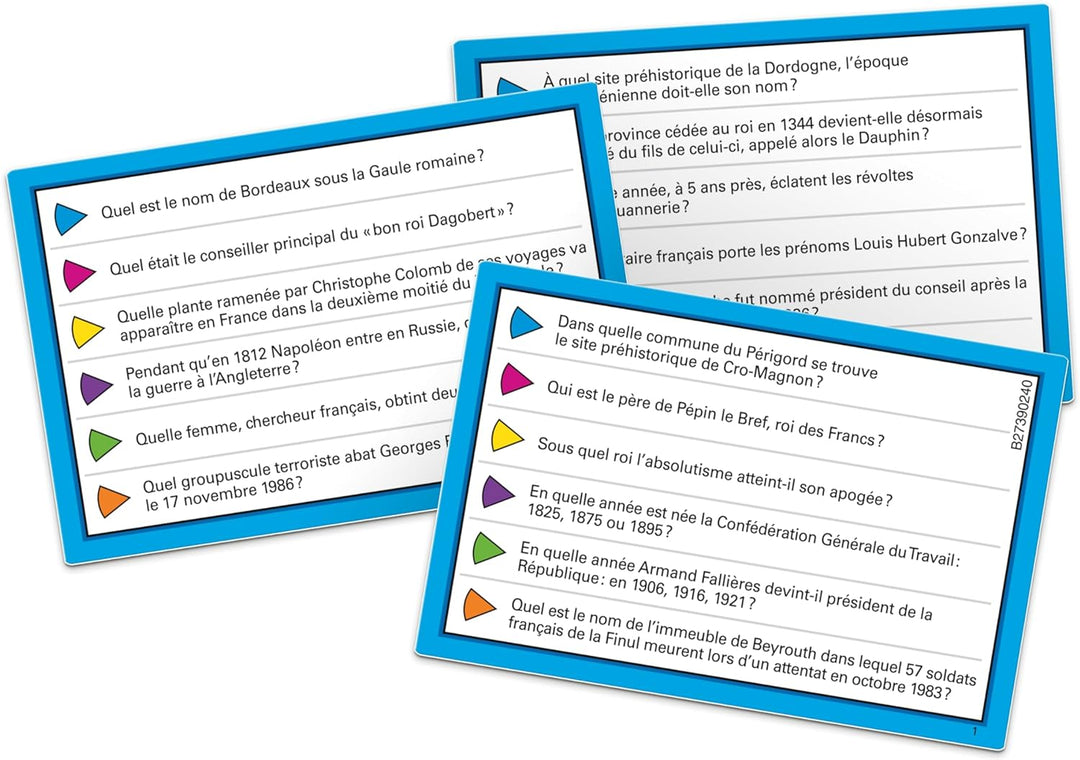 Winning Moves – 0345 – Spiel von Fragen und Antworten – Trivial Pursuit Geschichte de France 2014
