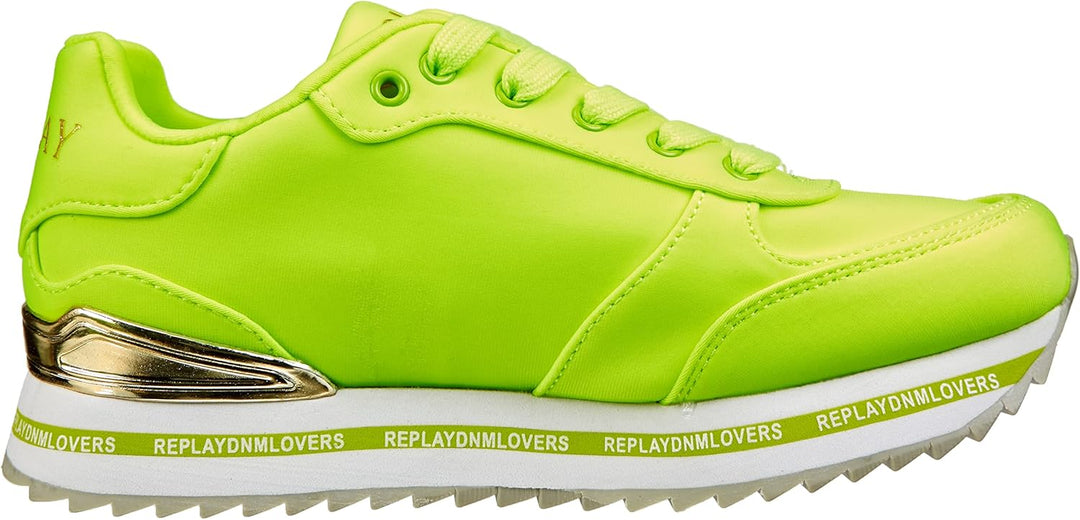 Replay Mädchen Penny Jr Lycra Sneaker 31 EU 2327 Yellow Fluo, 31 EU 2327 Yellow Fluo