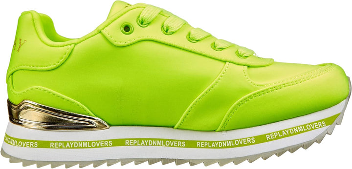 Replay Mädchen Penny Jr Lycra Sneaker 31 EU 2327 Yellow Fluo, 31 EU 2327 Yellow Fluo