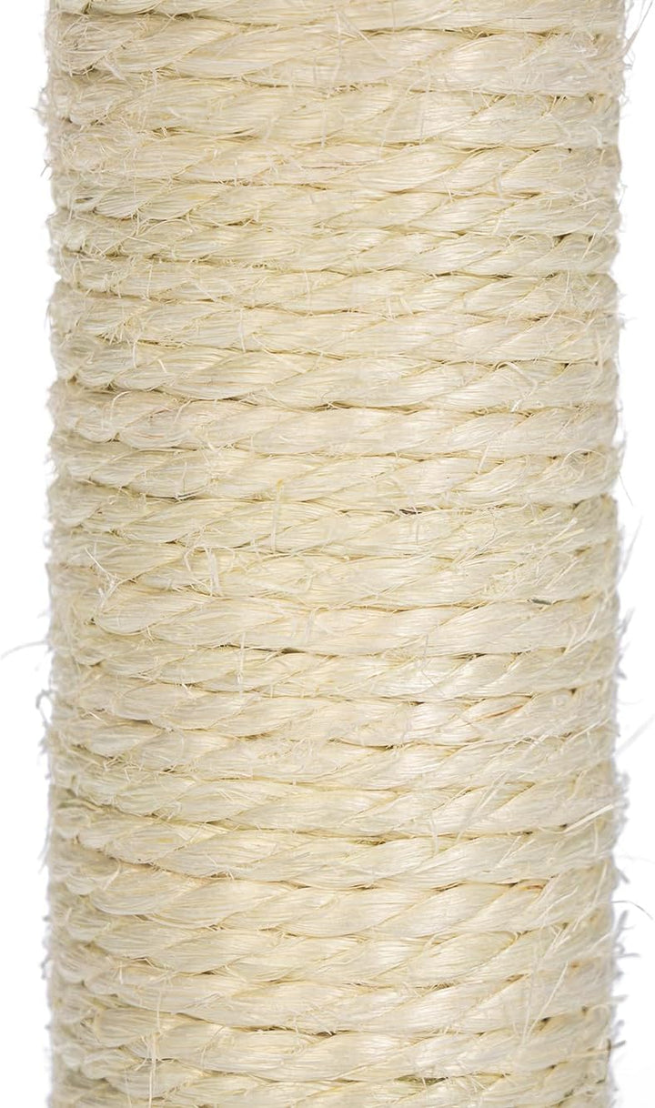 Karlie Kratzbaum Amethyst, Plüsch/Sisal, Grau, 30x30x55 cm Einfarbig, Einfarbig