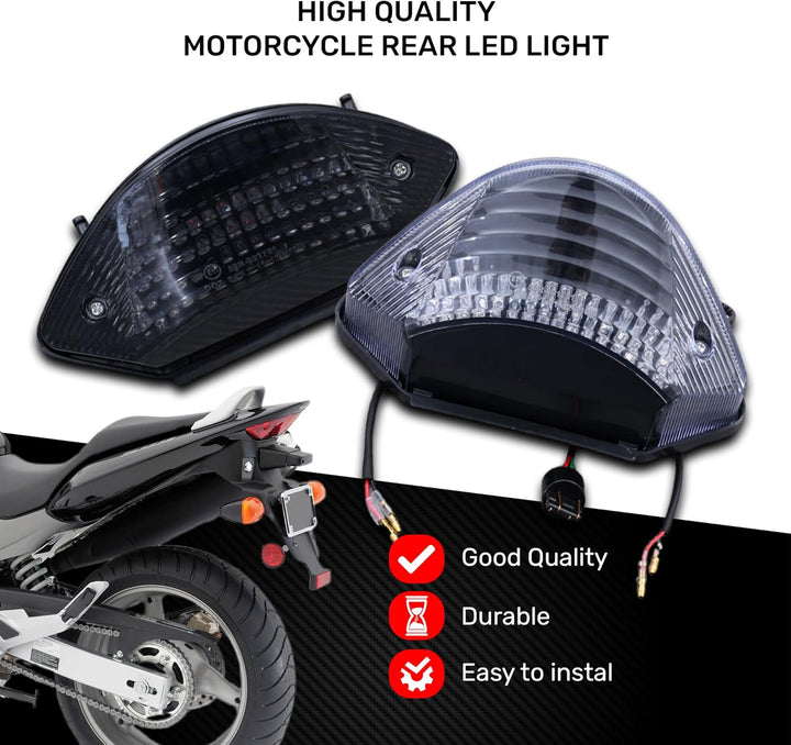 aVDB-moto LED Bremslicht/Rücklicht kompatibel mit HONDA CB900F Hornet 900 2002-2006 Plug & Play mit