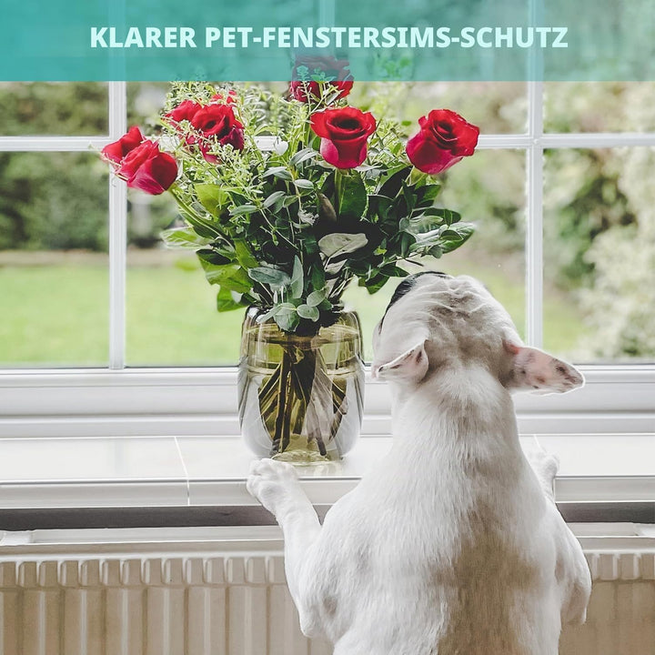 3 Stück Fensterbankschutz, Haustier-Fensterschutz, transparent, Fensterbankabdeckung, Schutz vor Kra