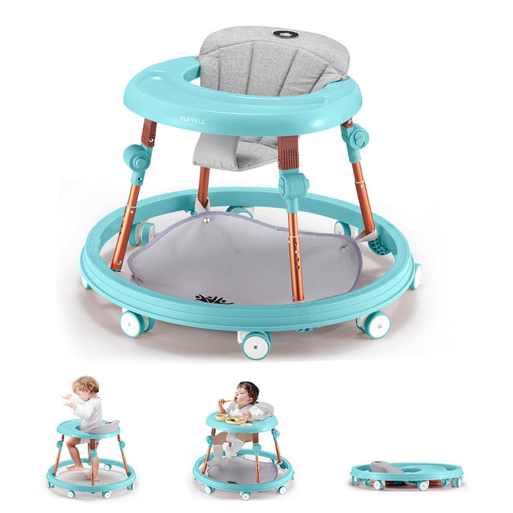 PlayPals 3-in-1 Baby Lauflernhilfe mit Fusspolster für Babys von 6–18 Monaten Mint, Mint