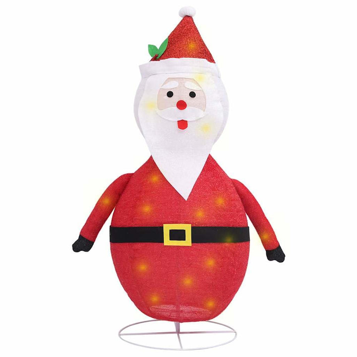 vidaXL Weihnachtsmann Figur LED Luxus Beleuchtet Nikolaus Santa Claus Weihnachtsdeko Weihnachten Dek